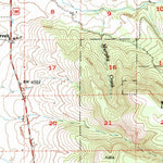 United States Geological Survey Long Creek, OR (1949, 62500-Scale) digital map