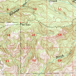 United States Geological Survey Long Creek, OR (1949, 62500-Scale) digital map