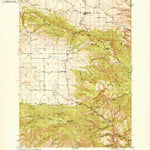 United States Geological Survey Long Creek, OR (1951, 62500-Scale) digital map