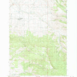 United States Geological Survey Long Creek, OR (1990, 24000-Scale) digital map