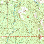 United States Geological Survey Long Creek, OR (1990, 24000-Scale) digital map