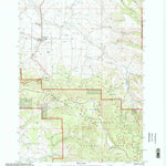 United States Geological Survey Long Creek, OR (1999, 24000-Scale) digital map