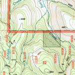 United States Geological Survey Long Creek, OR (1999, 24000-Scale) digital map