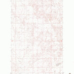 United States Geological Survey Long Creek West, MT (1983, 24000-Scale) digital map