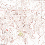 United States Geological Survey Long Creek West, MT (1983, 24000-Scale) digital map