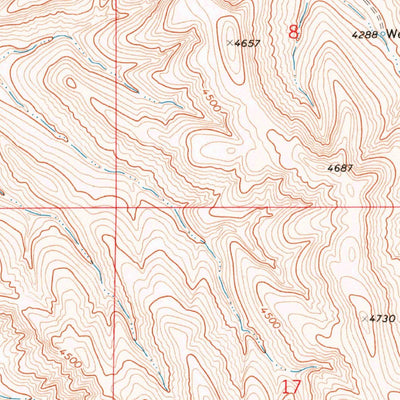 United States Geological Survey Long Draw, MT (1969, 24000-Scale) digital map