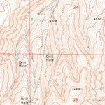United States Geological Survey Long Draw, MT (1969, 24000-Scale) digital map