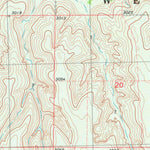 United States Geological Survey Long Draw South, KS (1978, 24000-Scale) digital map
