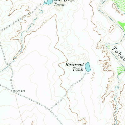 United States Geological Survey Long Draw, TX (1970, 24000-Scale) digital map