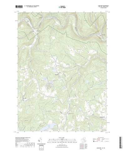 United States Geological Survey Long Eddy, NY (2023, 24000-Scale) digital map