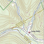 United States Geological Survey Long Eddy, NY (2023, 24000-Scale) digital map