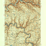 United States Geological Survey Long Eddy, NY-PA (1920, 62500-Scale) digital map