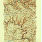 United States Geological Survey Long Eddy, NY-PA (1923, 62500-Scale) digital map