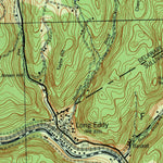 United States Geological Survey Long Eddy, NY-PA (1944, 62500-Scale) digital map