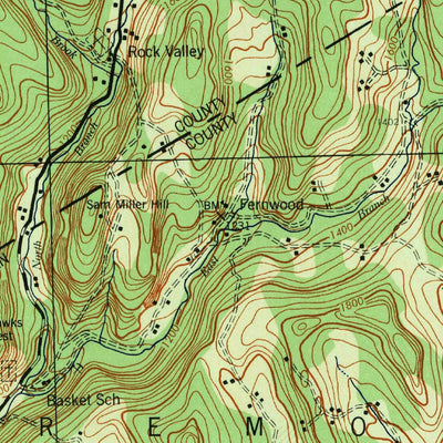 United States Geological Survey Long Eddy, NY-PA (1944, 62500-Scale) digital map