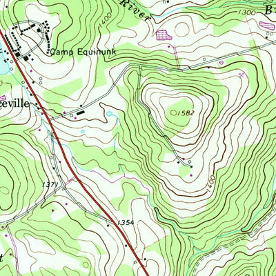 United States Geological Survey Long Eddy, NY-PA (1965, 24000-Scale) digital map