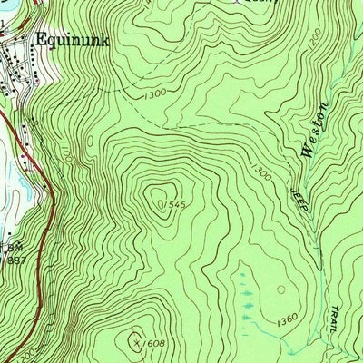 United States Geological Survey Long Eddy, NY-PA (1965, 24000-Scale) digital map