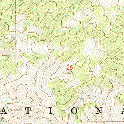 United States Geological Survey Long Gulch, ID (1964, 24000-Scale) digital map