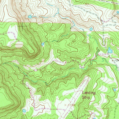 United States Geological Survey Long Hollow, TX (1967, 24000-Scale) digital map