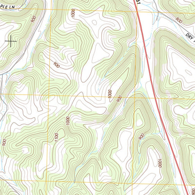 United States Geological Survey Long Hollow, WI (2013, 24000-Scale) digital map