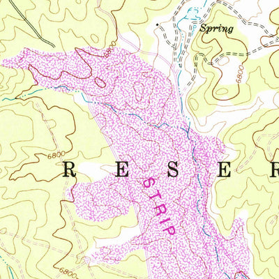 United States Geological Survey Long House Valley, AZ (1971, 24000-Scale) digital map