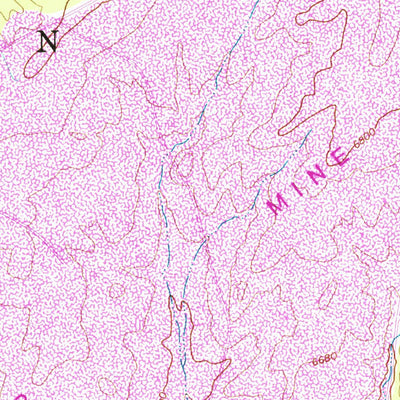 United States Geological Survey Long House Valley, AZ (1971, 24000-Scale) digital map