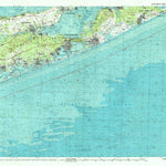 United States Geological Survey Long Island East, NY (1984, 100000-Scale) digital map