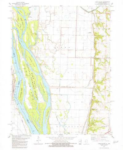 United States Geological Survey Long Island, IL-MO (1981, 24000-Scale) digital map