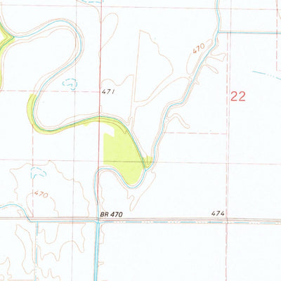United States Geological Survey Long Island, IL-MO (1981, 24000-Scale) digital map