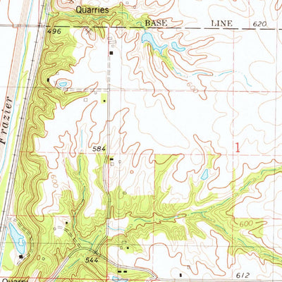United States Geological Survey Long Island, IL-MO (1981, 24000-Scale) digital map