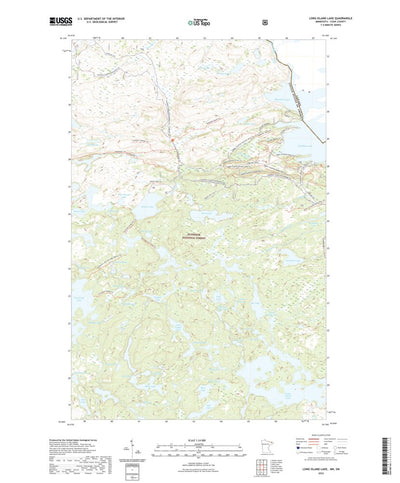 United States Geological Survey Long Island Lake, MN (2022, 24000-Scale) digital map