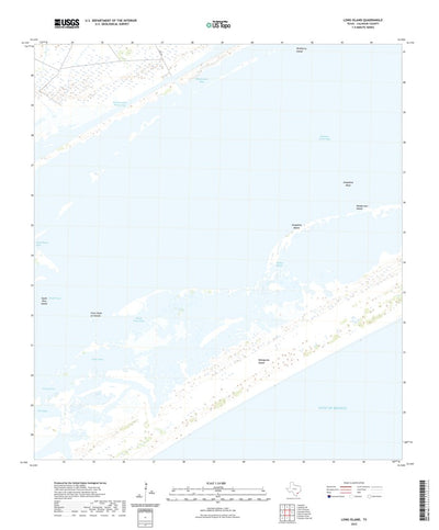 United States Geological Survey Long Island, TX (2022, 24000-Scale) digital map