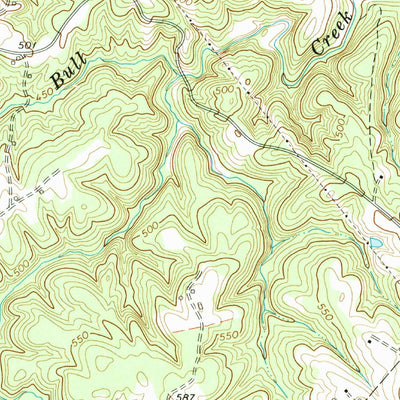 United States Geological Survey Long Island, VA (1966, 24000-Scale) digital map