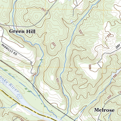 United States Geological Survey Long Island, VA (2022, 24000-Scale) digital map