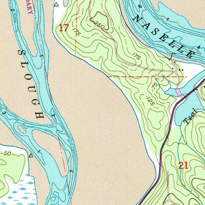 United States Geological Survey Long Island, WA (1949, 24000-Scale) digital map