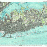 United States Geological Survey Long Island West, NY-NJ-CT (1984, 100000-Scale) digital map