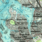 United States Geological Survey Long Island West, NY-NJ-CT (1984, 100000-Scale) digital map