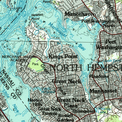 United States Geological Survey Long Island West, NY-NJ-CT (1984, 100000-Scale) digital map