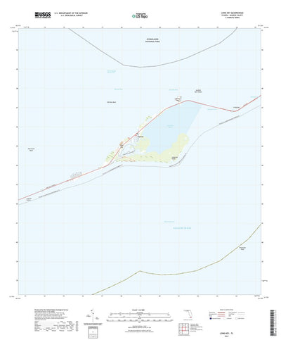 United States Geological Survey Long Key, FL (2021, 24000-Scale) digital map