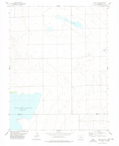 United States Geological Survey Long Lake, CO (1978, 24000-Scale) digital map