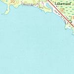 United States Geological Survey Long Lake East, MI (1971, 24000-Scale) digital map