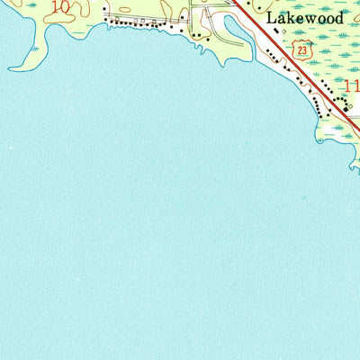 United States Geological Survey Long Lake East, MI (1971, 24000-Scale) digital map