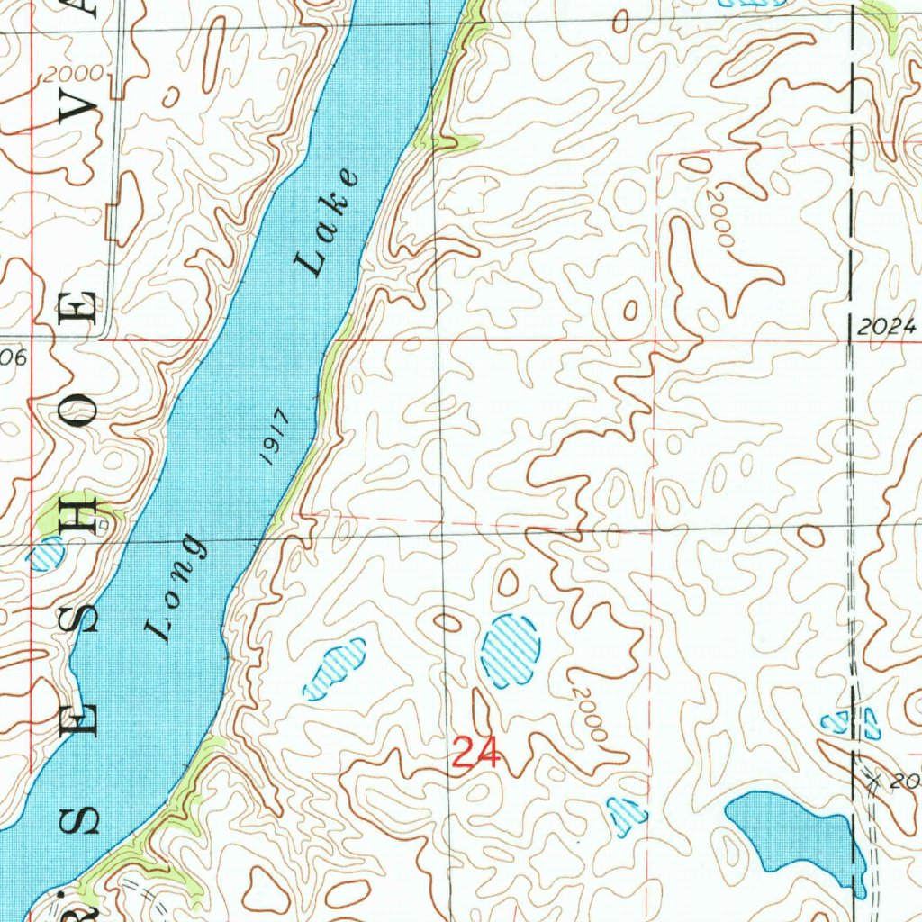 Long Lake, ND (1981, 24000-Scale) Map by United States Geological ...