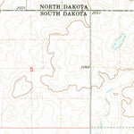 United States Geological Survey Long Lake NE, SD-ND (1968, 24000-Scale) digital map