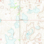 United States Geological Survey Long Lake NE, SD-ND (1968, 24000-Scale) digital map
