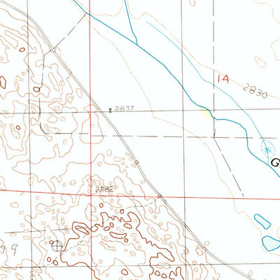 United States Geological Survey Long Lake SW, NE (1985, 24000-Scale) digital map