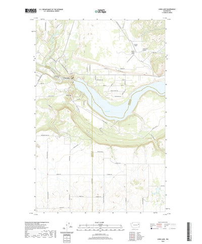 United States Geological Survey Long Lake, WA (2020, 24000-Scale) digital map