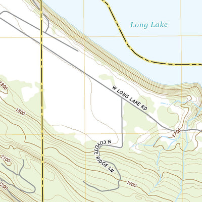 United States Geological Survey Long Lake, WA (2020, 24000-Scale) digital map