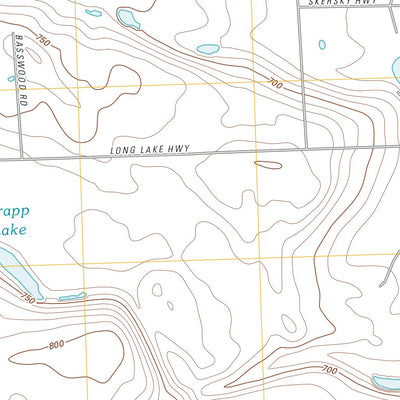 United States Geological Survey Long Lake West, MI (2011, 24000-Scale) digital map