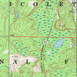 United States Geological Survey Long Lake, WI (1970, 24000-Scale) digital map